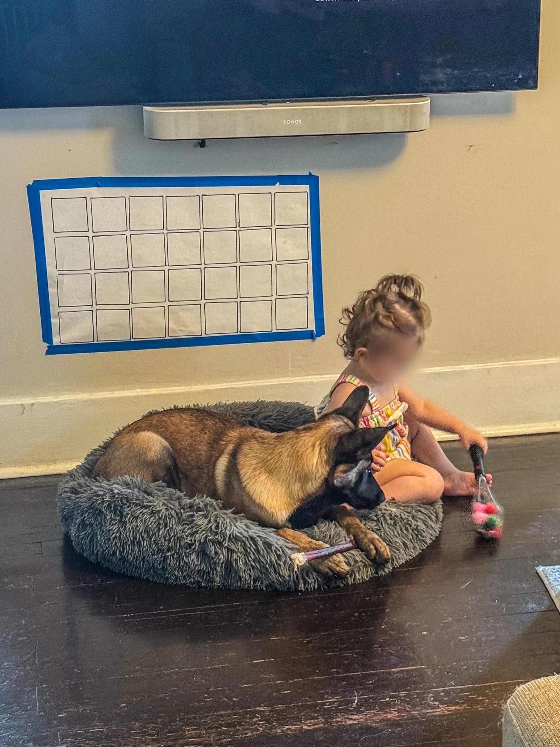 Sharing the bed with Sofia